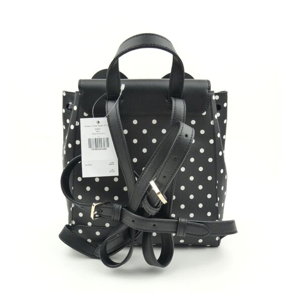 Kate Spade Disney X Minnie Black Multi Backpack NWT - Picture 5 of 11